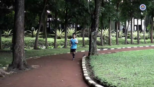 Incredible drone footage of Sulut United's training